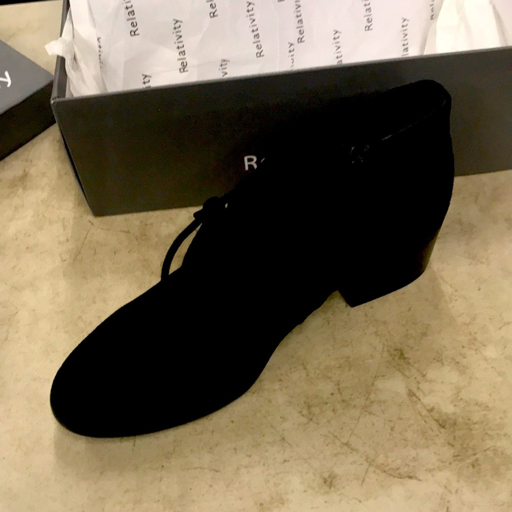 Black low cut heels